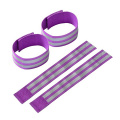 factory price wholesale hi vis reflective safety spandex arm band  strips elastic  running runner walker  cyclin wristband